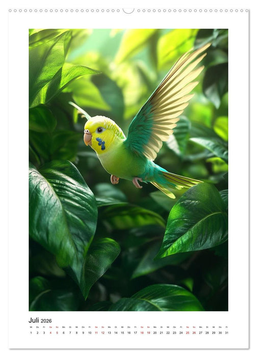 Welli Piepmätze (CALVENDO Premium Wandkalender 2026)