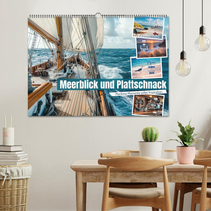 Meerblick und Plattschnack (CALVENDO Wandkalender 2026)
