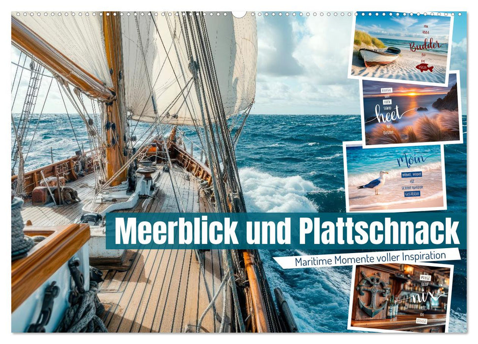 Meerblick und Plattschnack (CALVENDO Wandkalender 2026)