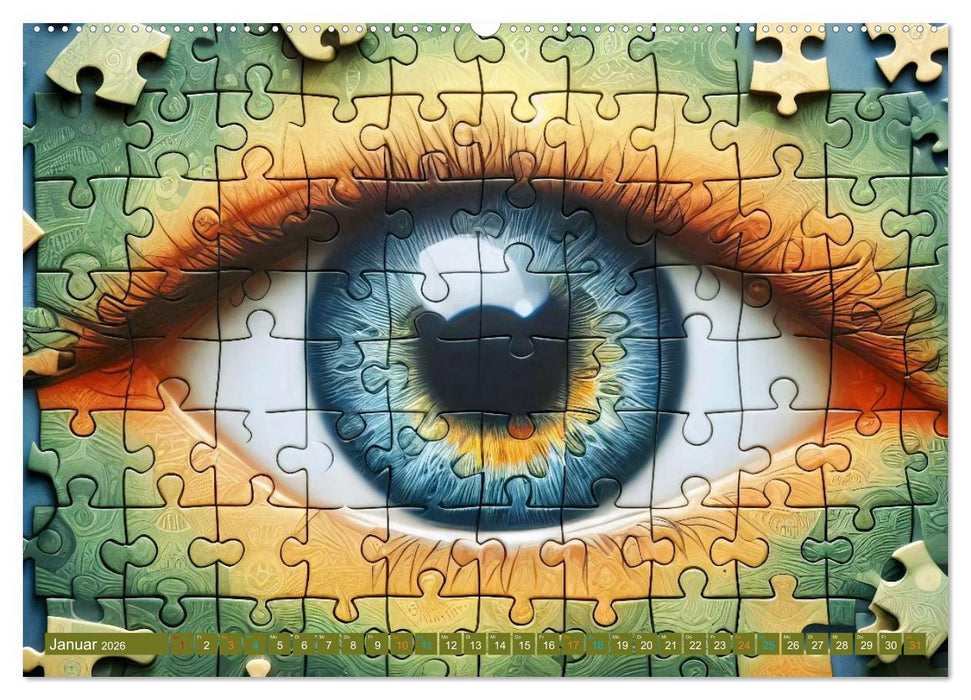 Faszination PUZZLE (CALVENDO Wandkalender 2026)