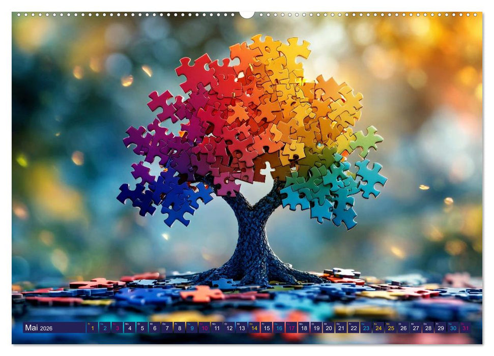 Faszination PUZZLE (CALVENDO Wandkalender 2026)