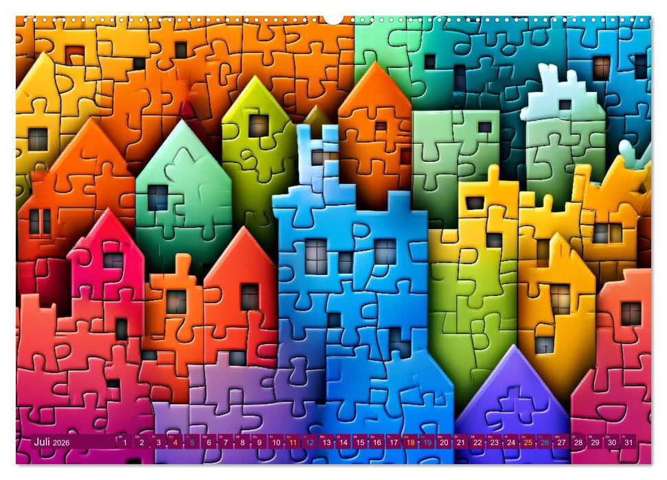 Faszination PUZZLE (CALVENDO Premium Wandkalender 2026)