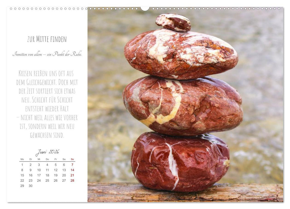 Was uns trägt, wenn alles wankt. Über das Wachsen an Krisen (CALVENDO Wandkalender 2026)