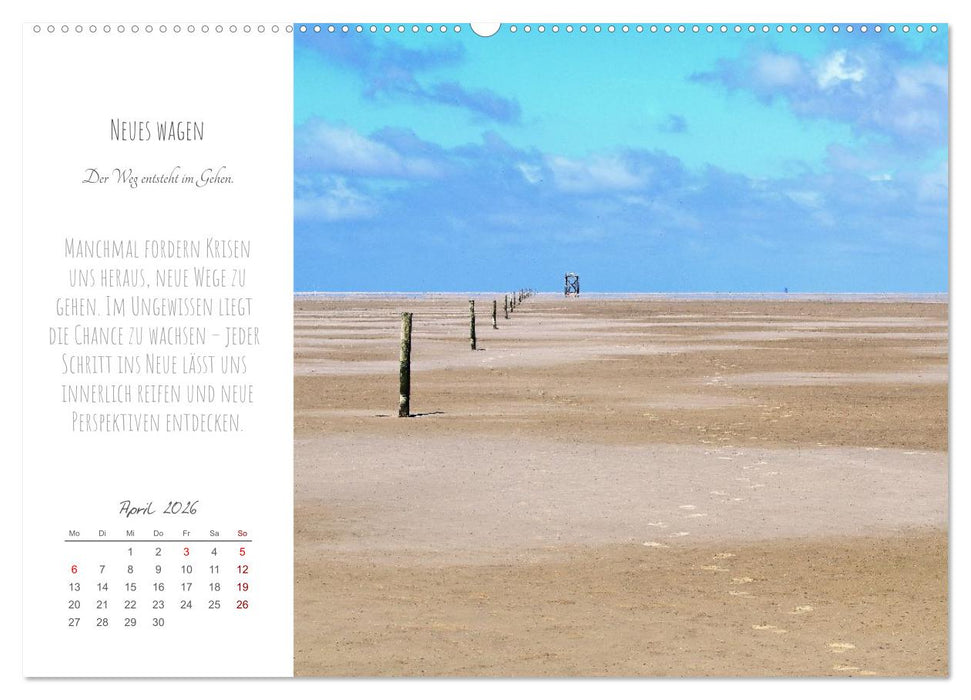 Was uns trägt, wenn alles wankt. Über das Wachsen an Krisen (CALVENDO Premium Wandkalender 2026)