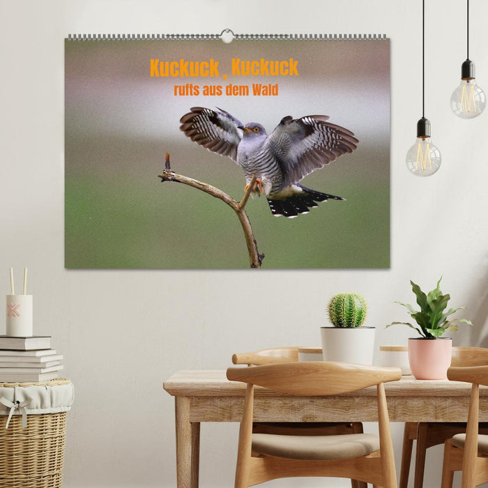 Kuckuck,Kuckuck,rufts aus dem Wald (CALVENDO Wandkalender 2026)
