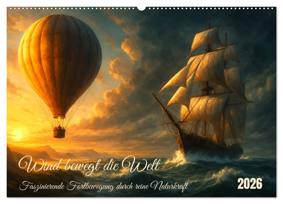 Wind bewegt die Welt (CALVENDO Wandkalender 2026)