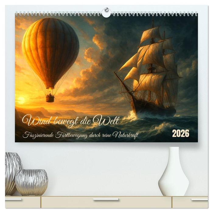 Wind bewegt die Welt (CALVENDO Premium Wandkalender 2026)