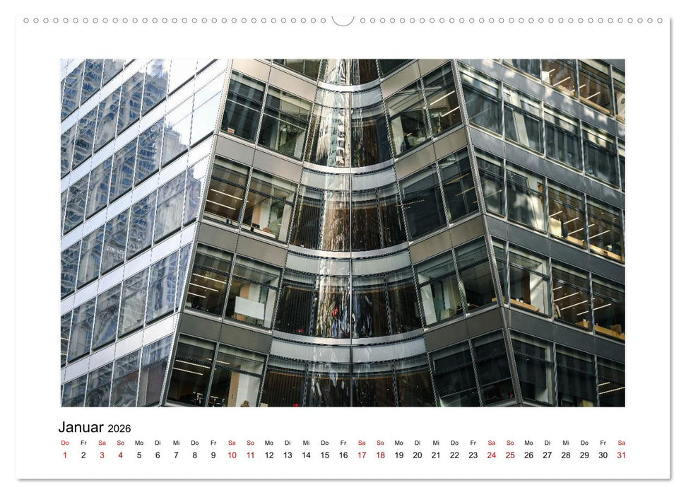 Fassadenpoesie – Muster & Strukturen aus New York (CALVENDO Premium Wandkalender 2026)