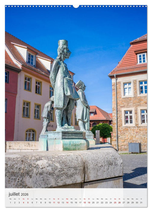 Lutherstadt Eisleben - La ville du grand réformateur Luther (CALVENDO Calendrier supérieur 2026)