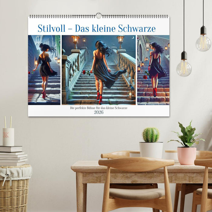 Stilvoll - Das kleine Schwarze (CALVENDO Wandkalender 2026)