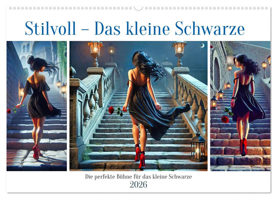 Stilvoll - Das kleine Schwarze (CALVENDO Wandkalender 2026)