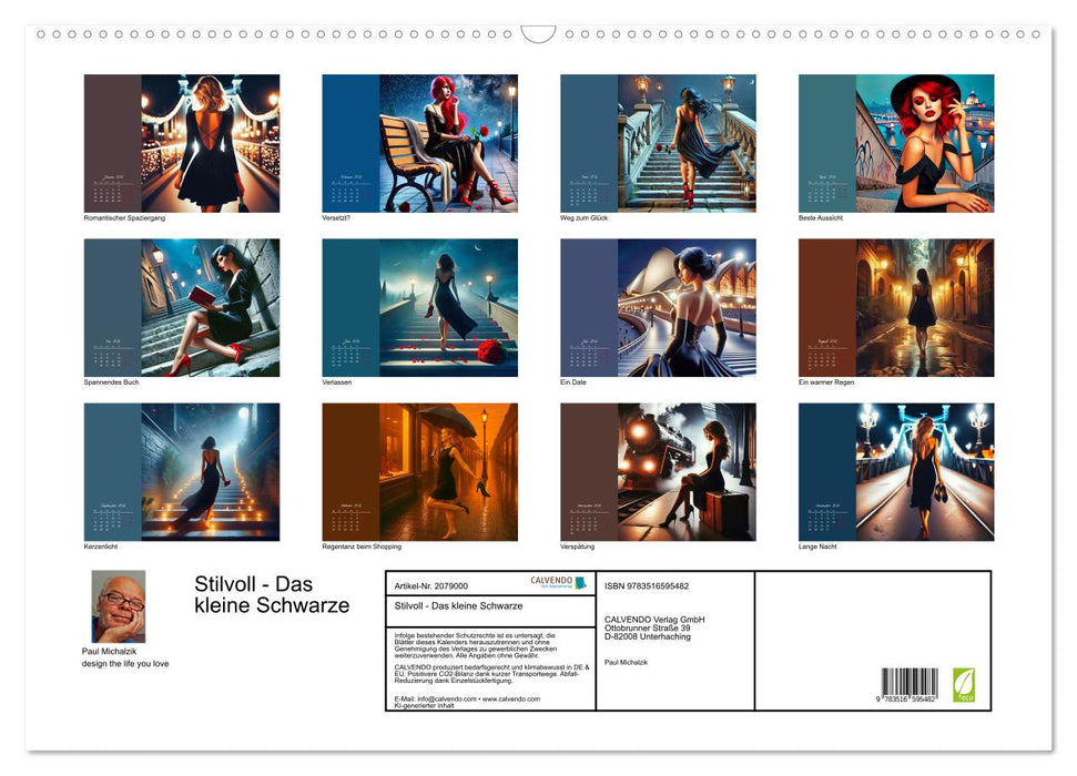 Stilvoll - Das kleine Schwarze (CALVENDO Wandkalender 2026)