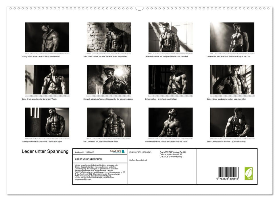 Leder unter Spannung (CALVENDO Premium Wandkalender 2026)