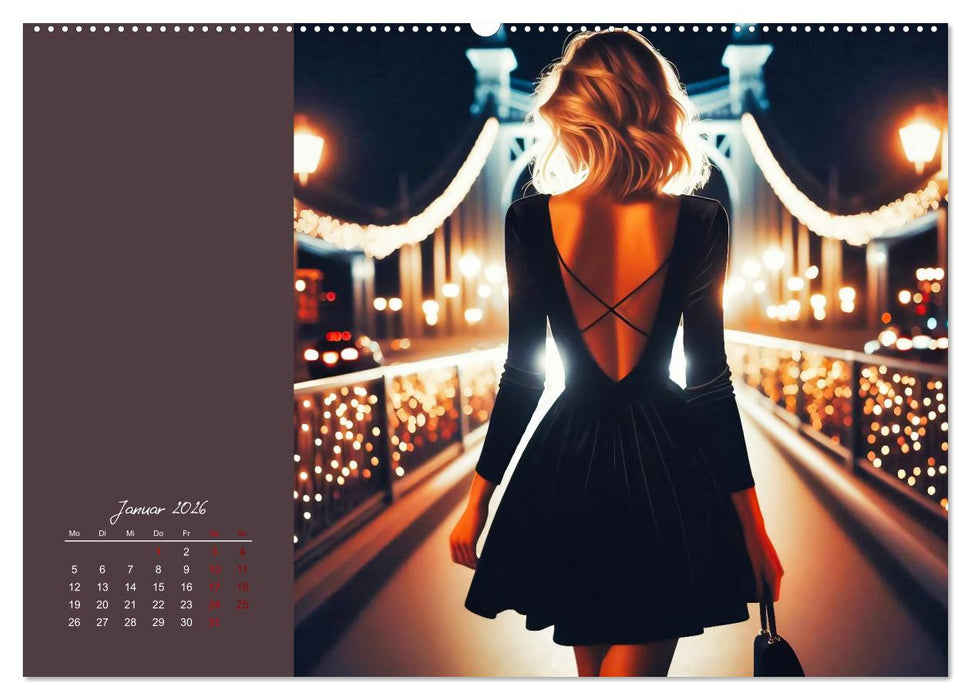 Stilvoll - Das kleine Schwarze (CALVENDO Premium Wandkalender 2026)