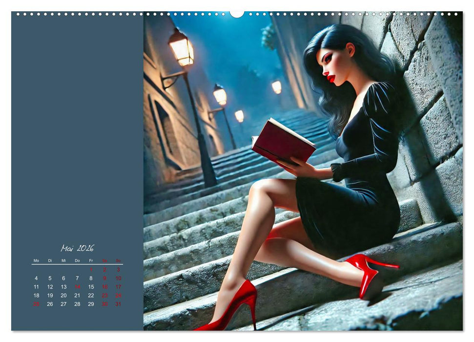 Stilvoll - Das kleine Schwarze (CALVENDO Premium Wandkalender 2026)