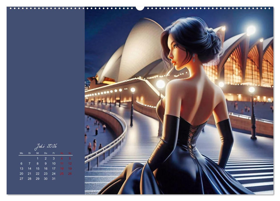 Stilvoll - Das kleine Schwarze (CALVENDO Premium Wandkalender 2026)