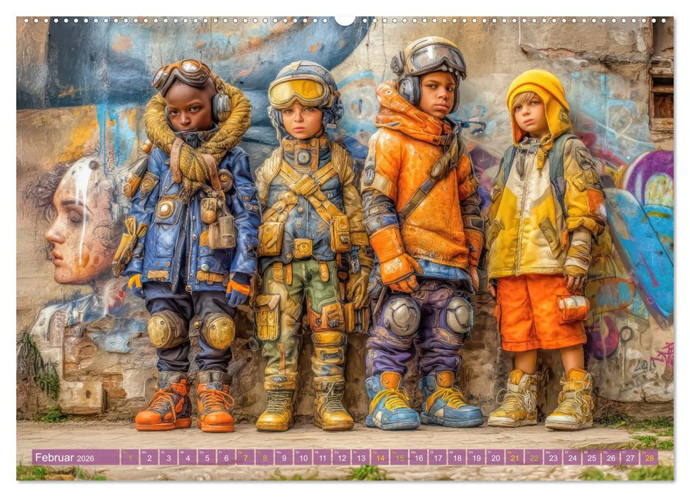 Stadtleben - Mit leicht schrulligen Bewohnern (CALVENDO Wandkalender 2026)