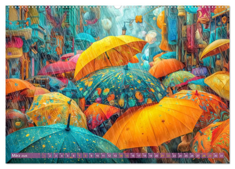 Stadtleben - Mit leicht schrulligen Bewohnern (CALVENDO Wandkalender 2026)