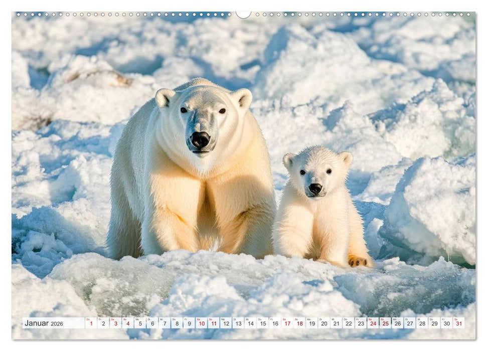 Mütterherzen im wilden Tierreich (CALVENDO Wandkalender 2026)
