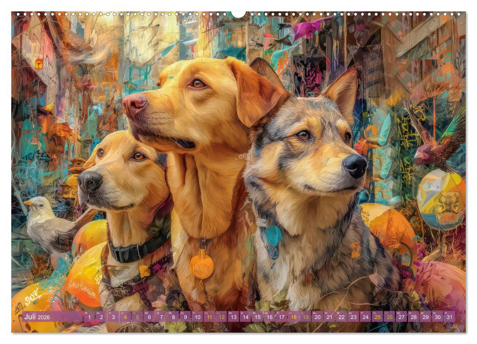 Stadtleben - Mit leicht schrulligen Bewohnern (CALVENDO Premium Wandkalender 2026)