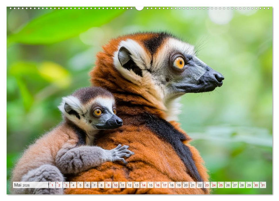 Mütterherzen im wilden Tierreich (CALVENDO Premium Wandkalender 2026)