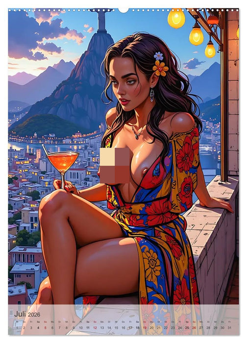 Spicy World - Sonne, Lust und Rio de Janeiro (CALVENDO Premium Wandkalender 2026)