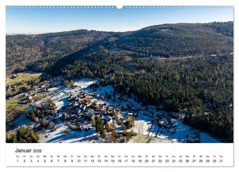 Das Alb- und Moosalbtal (CALVENDO Premium Wandkalender 2026)