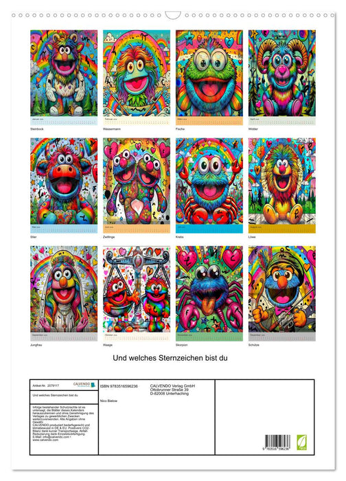 Und welches Sternzeichen bist du (CALVENDO Wandkalender 2026)