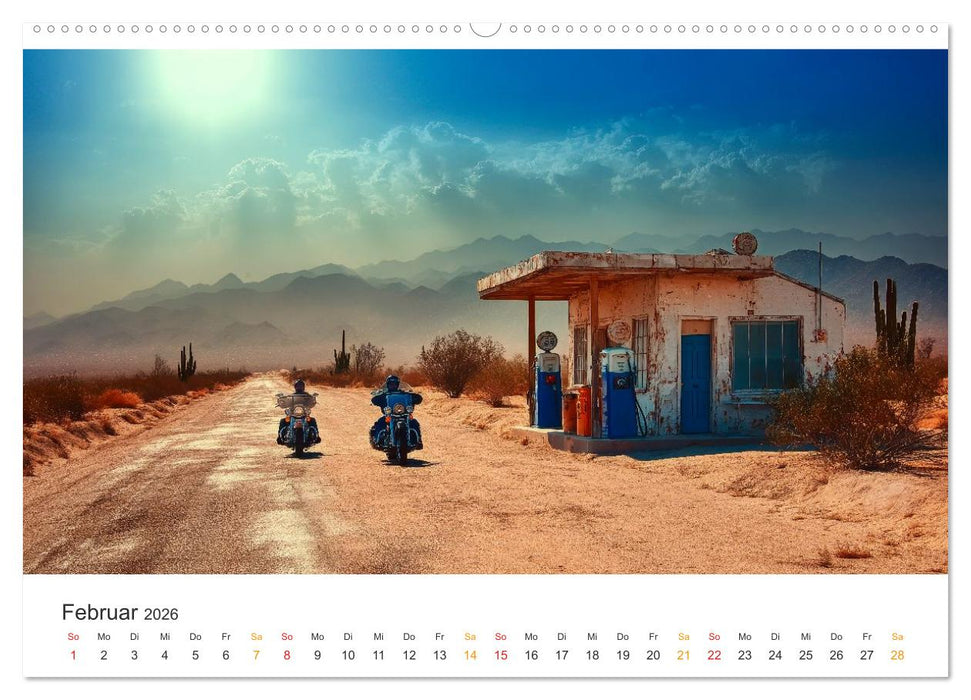 Zeitreise auf Asphalt (CALVENDO Premium Wandkalender 2026)