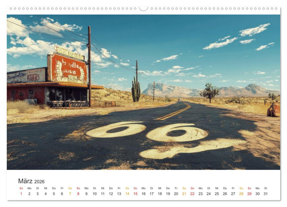 Zeitreise auf Asphalt (CALVENDO Premium Wandkalender 2026)