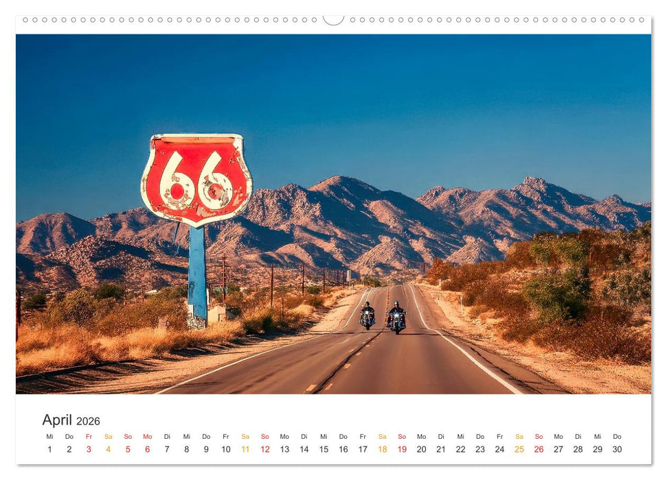 Zeitreise auf Asphalt (CALVENDO Premium Wandkalender 2026)