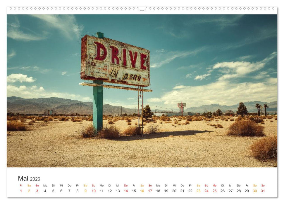 Zeitreise auf Asphalt (CALVENDO Premium Wandkalender 2026)