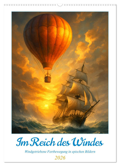 Im Reich des Windes (CALVENDO Wandkalender 2026)