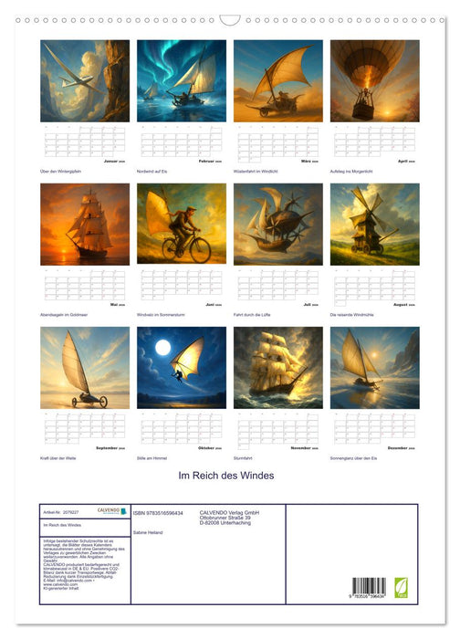 Im Reich des Windes (CALVENDO Wandkalender 2026)