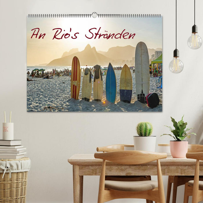 An Rio's Stränden (CALVENDO Wandkalender 2026)