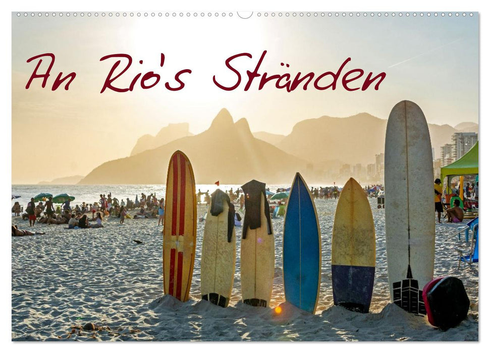 An Rio's Stränden (CALVENDO Wandkalender 2026)