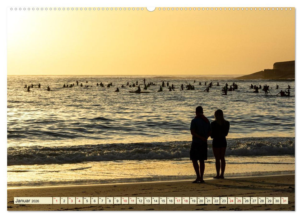 An Rio's Stränden (CALVENDO Wandkalender 2026)