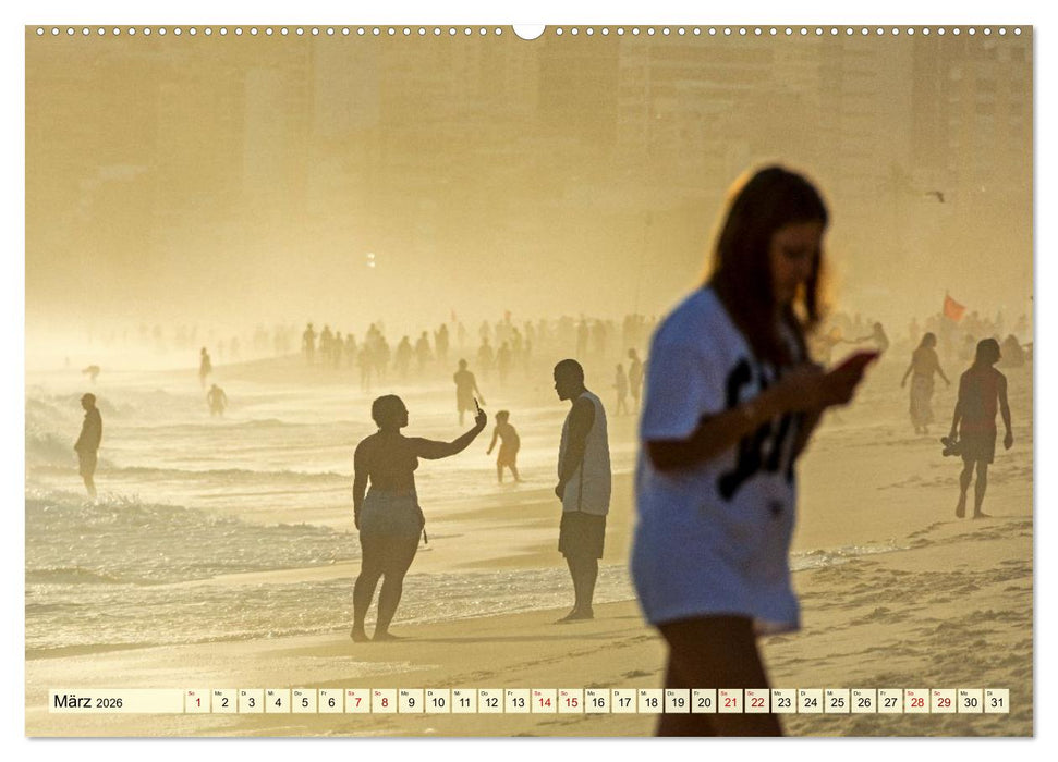 An Rio's Stränden (CALVENDO Wandkalender 2026)