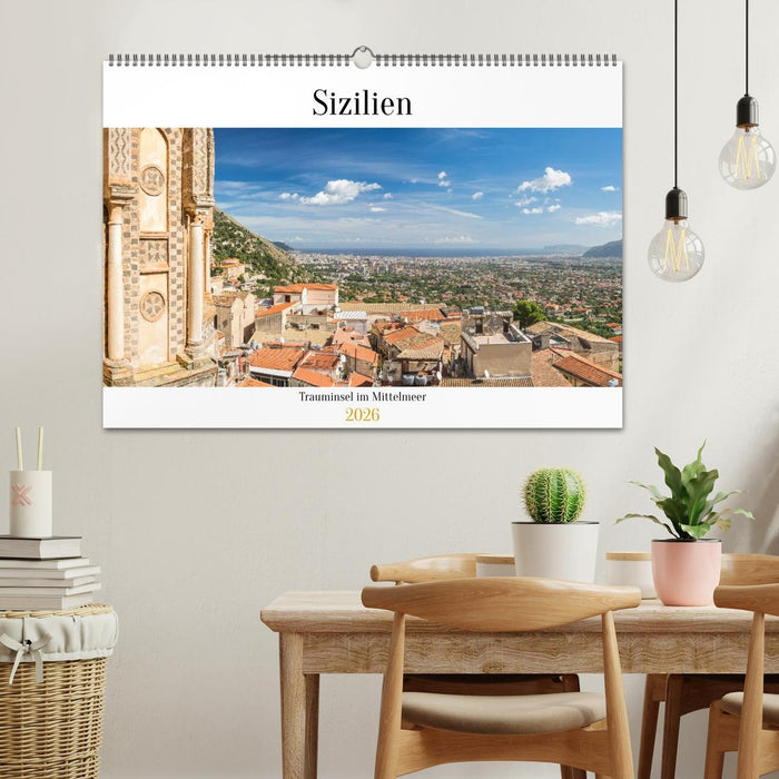 Sizilien: Trauminsel im Mittelmeer (CALVENDO Wandkalender 2026)
