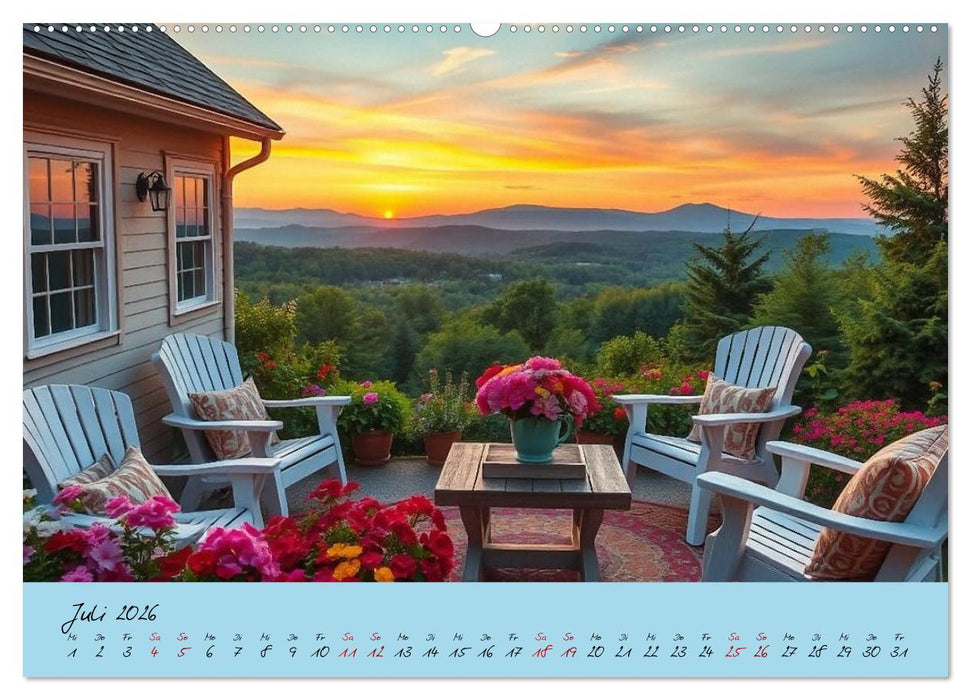 Zwischen Hügeln und Träumen – magische Orte, an denen die Zeit stillsteht (CALVENDO Premium Wandkalender 2026)