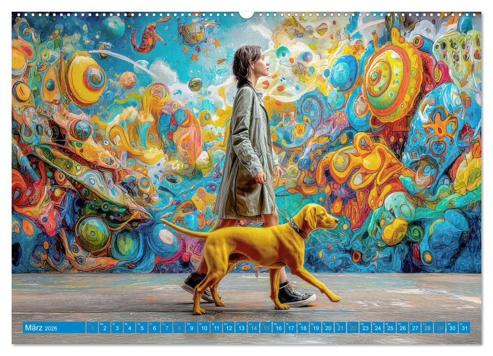 Bunte Stadt - Einzigartige Bewohner (CALVENDO Wandkalender 2026)