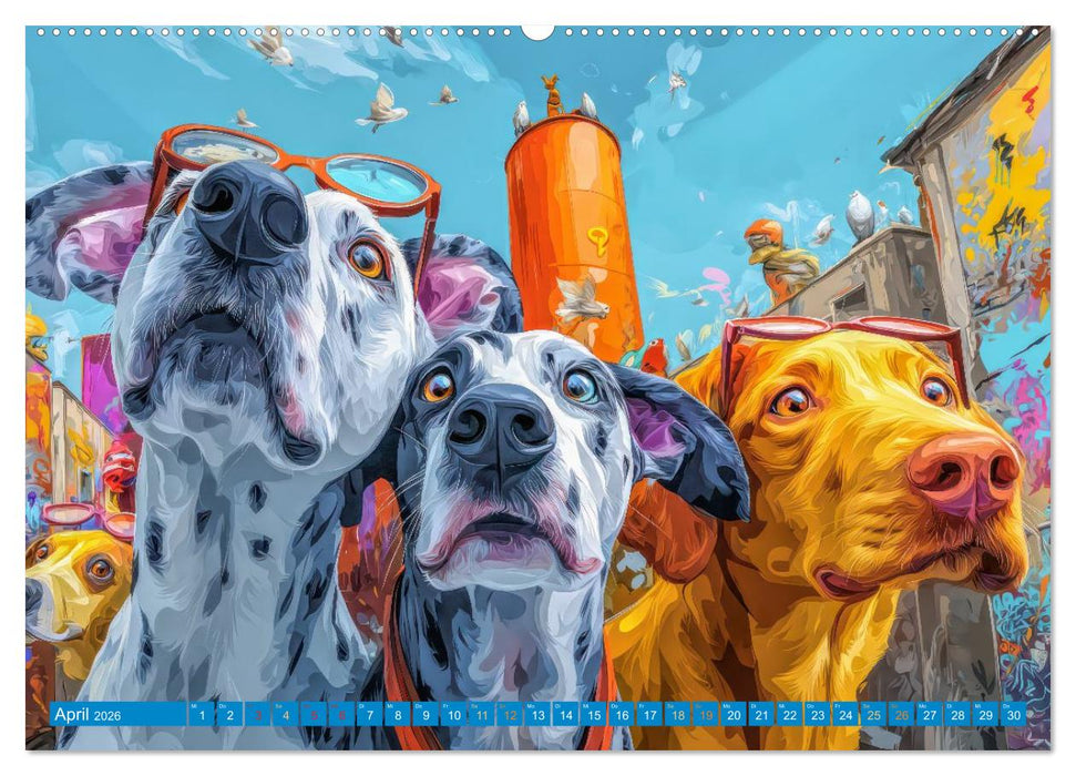 Bunte Stadt - Einzigartige Bewohner (CALVENDO Wandkalender 2026)