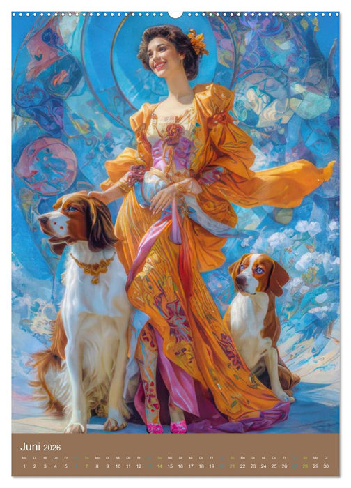 Frauen in Kostümen - Sinnliche Schönheit des Art Nouveau (CALVENDO Premium Wandkalender 2026)