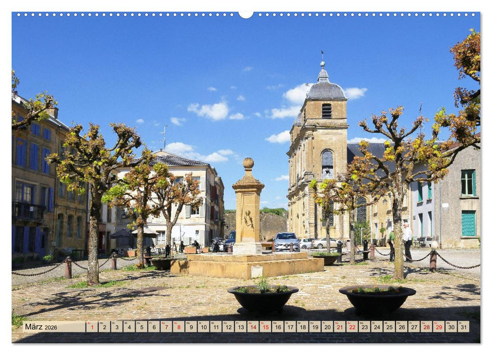 Frankreichs Nordosten - Montmédy, Sedan, Charleville-Mézières (CALVENDO Premium Wandkalender 2026)