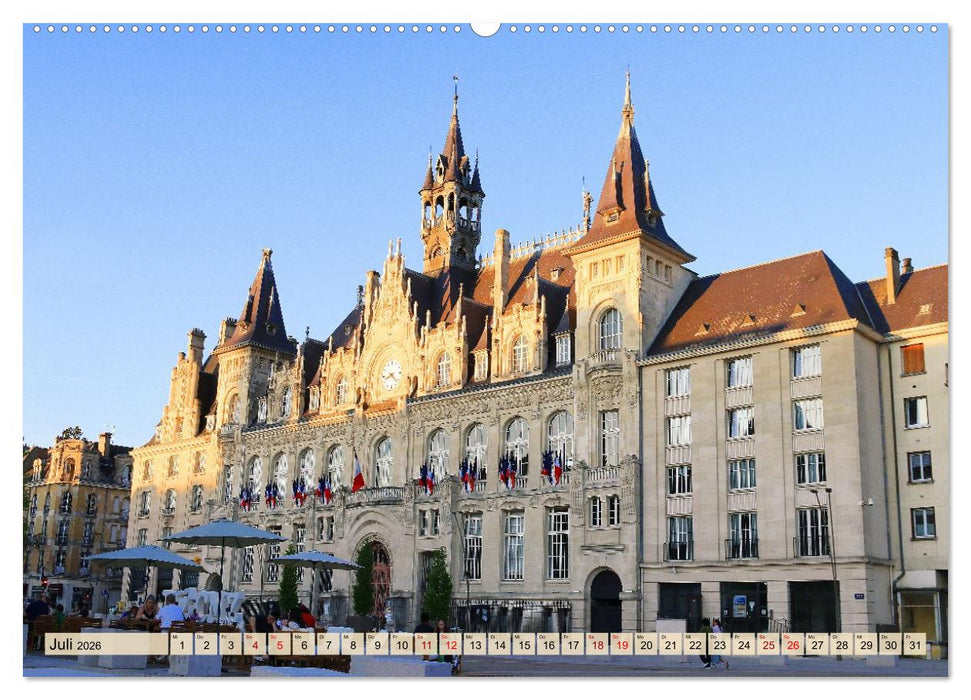 Frankreichs Nordosten - Montmédy, Sedan, Charleville-Mézières (CALVENDO Premium Wandkalender 2026)