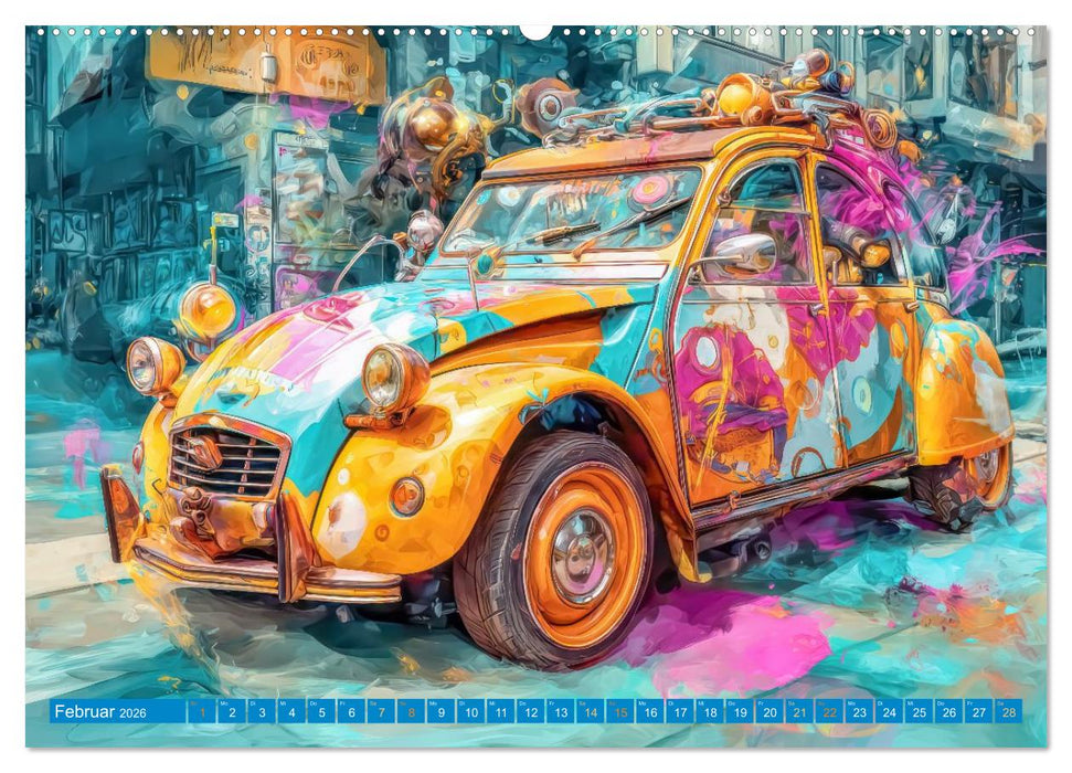 Bunte Stadt - Einzigartige Bewohner (CALVENDO Premium Wandkalender 2026)