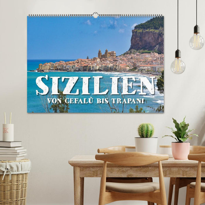 Sizilien – von Cefalù bis Trapani (CALVENDO Wandkalender 2026)