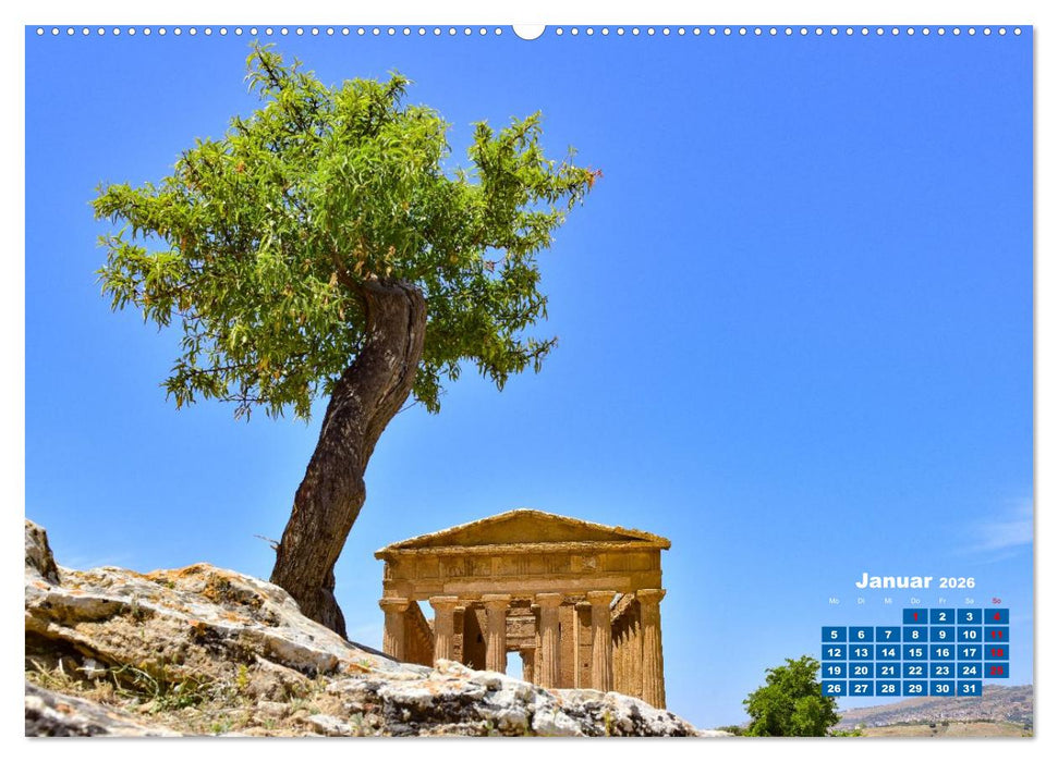 Sizilien – von Cefalù bis Trapani (CALVENDO Wandkalender 2026)