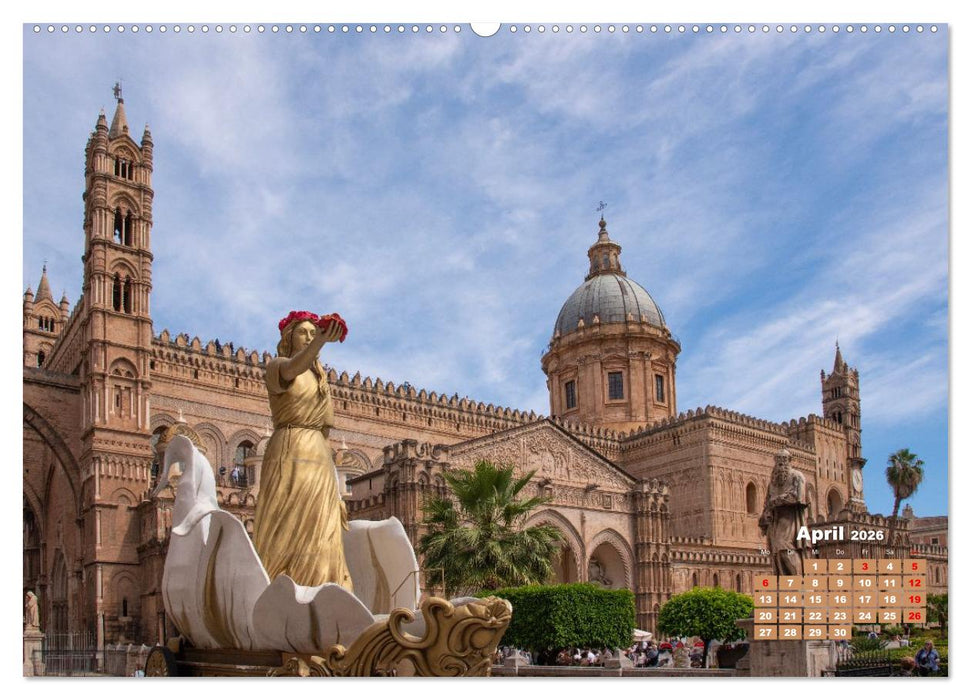 Sizilien – von Cefalù bis Trapani (CALVENDO Premium Wandkalender 2026)
