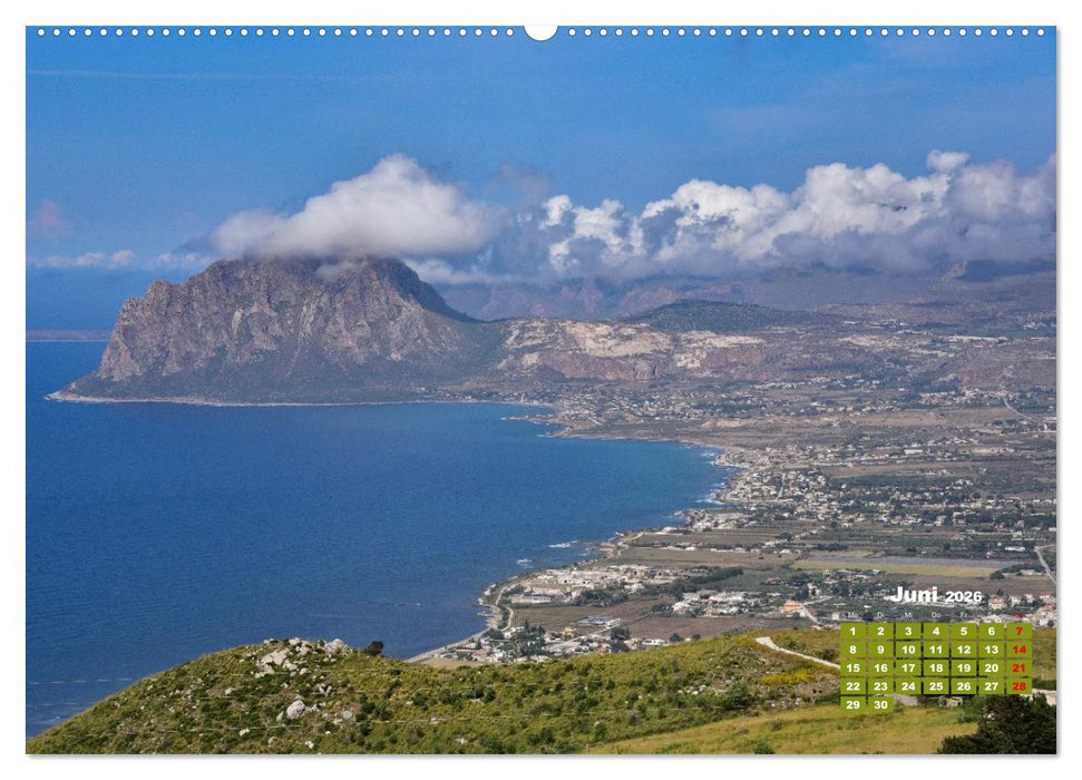Sizilien – von Cefalù bis Trapani (CALVENDO Premium Wandkalender 2026)
